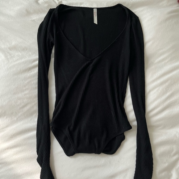 V-neck, Longsleeve, bodysuit - Picture 1 of 1